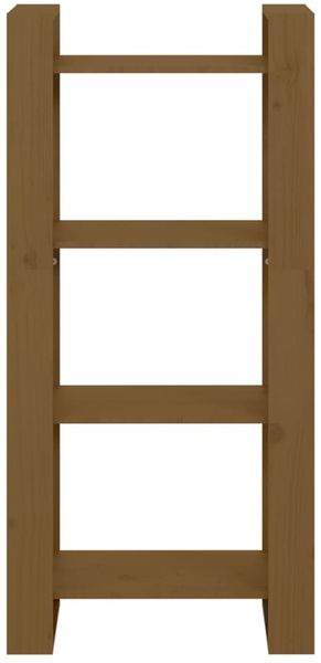 vidaXL Bücherregal/Raumteiler Honigbraun 60x35x125cm Massivholz Kiefer 813887 Bild 3