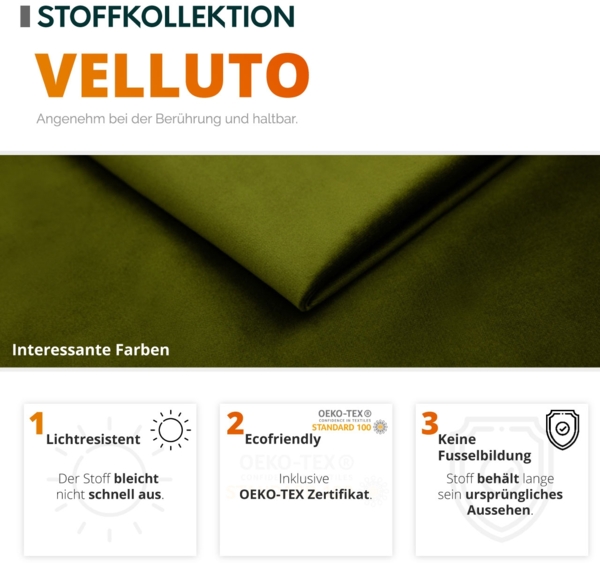 Boxspringbett Serrula Lux, Petrol, 120x200 cm Bild 9