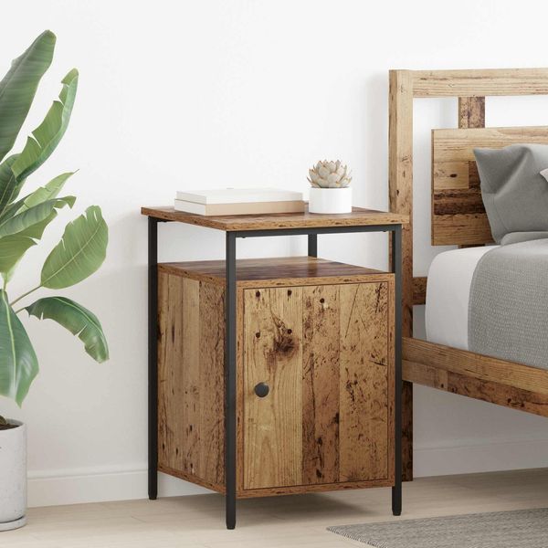 vidaXL Nachttisch Altholz 40 x 42 x 60cm Holzwerkstoff 881806