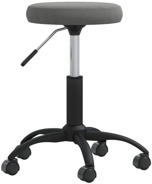 vidaXL Esszimmerstuhl Dunkelgrau Samt 3085728