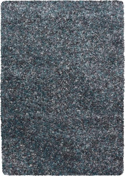 Hochflor Teppich Enrico rechteckig - 120x170 cm - Blau