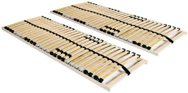 vidaXL Lattenroste 2 Stk. mit 28 Latten 7 Zonen 70x200 cm 3051416