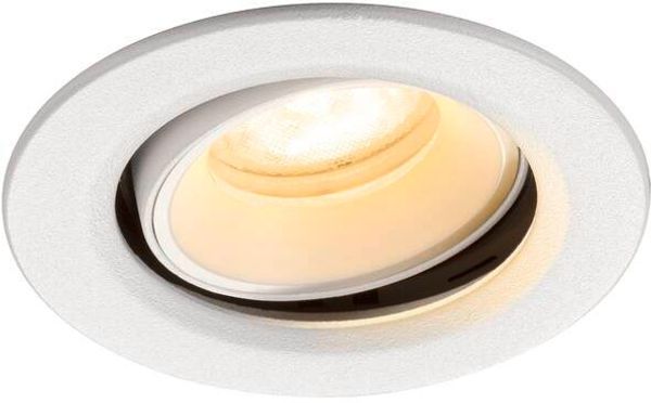 SLV NUMINOS® MOVE XS, Deckeneinbauleuchte, 4000 K, 55°, IP20, rund, weiß - Wand- und Deckenleuchten