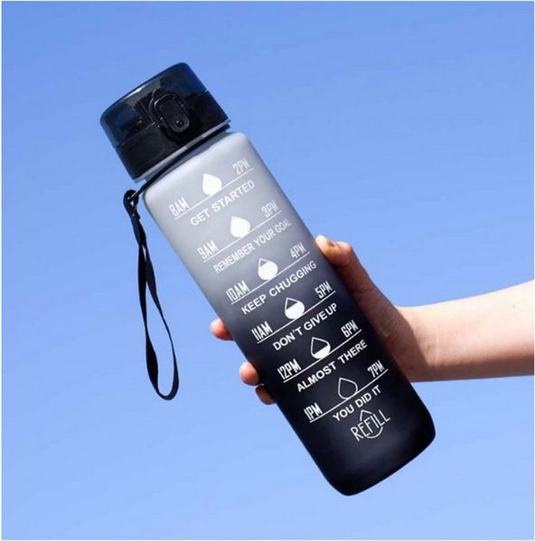 WS-Trend Trinkflasche XL Sportflasche Wasserflasche Flasche 1000 ml in 7 Farben