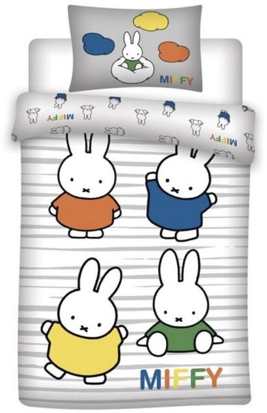 AY!Max Babybettwäsche Miffy Bettwäsche Babybettwäsche 100 x 135 cm