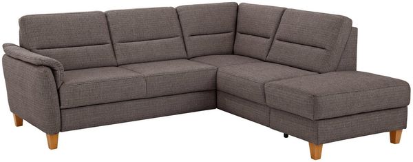 Home affaire Ecksofa Palmera L-Form, B: 236 cm, optional Bettfunktion & Bettkasten, Federkern