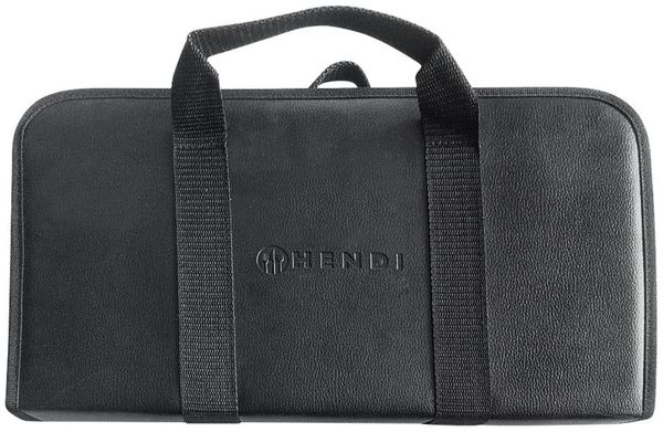 HENDI Messerset, 9-teilig, Schwarz, 445x260x(H)65mm