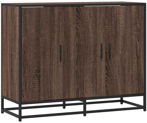 vidaXL Sideboard Braun Eichen-Optik 94x35x76 cm Holzwerkstoff 849008