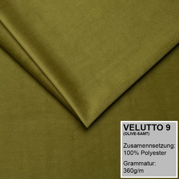 Polsterbett OLKE 140x200 ohne Matratze mit Bettkasten und Lattenrost. Farbe: Olive 9 Bild 4