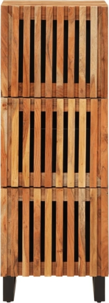 vidaXL Highboard 40x34x110 cm Massivholz Akazie 377580