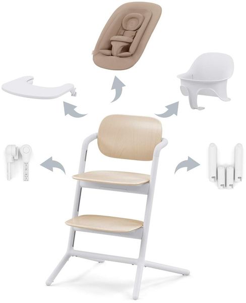 Cybex Lemo 4-in-1 Kinderstuhl Sand White Braun sand