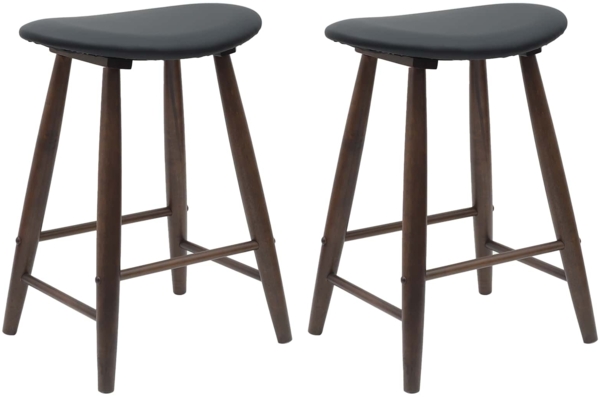 vidaXL Esszimmerstühle 2 pcs Hellbraun 46 x 37 x 63 cm 42020457