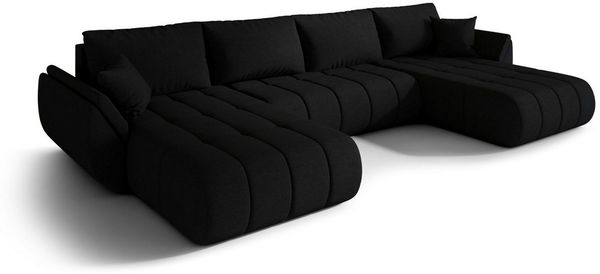 Kaiser Möbel Ecksofa TOKYO U PREMIUM im Stoff WIND Sofa mit Schlaffunktion und Bettkasten, Ecksofa U-Form, U-Form,Easy-Clean-Stoff WIND,Pflegeleicht & strapazierfähig