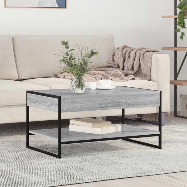 vidaXL Couchtisch Graues Sonoma 80 x 50 x 40 cm Holzwerkstoff 886441