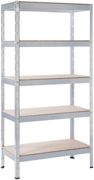 Schulte Steck- Schwerlastregal 180x90x40cm mit 5 Böden je 100kg Fachlast