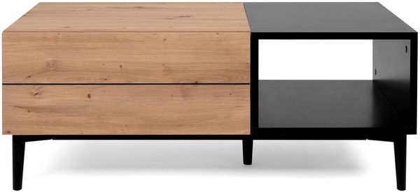 Couchtisch >Nola< in Artisan Eiche - 100x40x55cm (BxHxT)