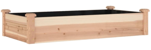 vidaXL Hochbeet mit Einsatz 120x60x25 cm Massivholz Tanne 364289