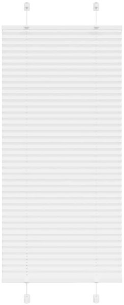 vidaXL Plissee Weiß 60x100 cm Stoffbreite 59,4 cm Polyester 4015475