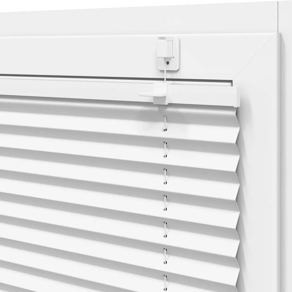vidaXL Plissee Weiß 60x100 cm Stoffbreite 59,4 cm Polyester 4015475 Bild 10