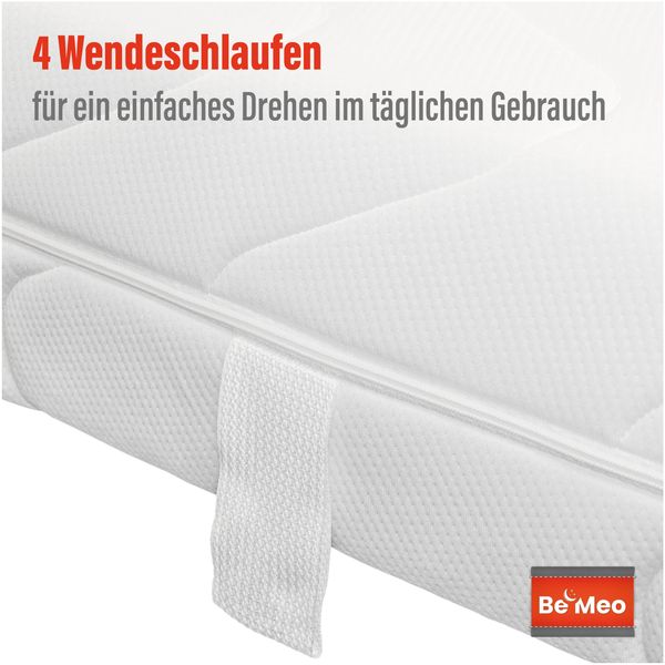 BeMeo Kaltschaum 21 cm Komfort-Höhe Größe 80 x 200 cm Härtegrad H2 (0 kg - 100 kg) Bild 7