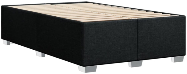 vidaXL Boxspringbett mit Matratze Schwarz 120x190 cm Stoff 3285822 Bild 7