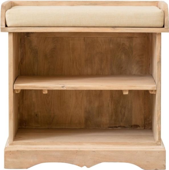 Schuhregal Sita 90x60x40 aus indischem Mango-Massivholz