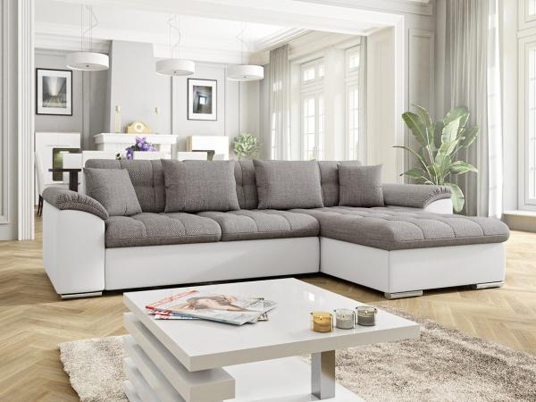 Ecksofa Diana, Seite: Rechts, Farbe: Soft 017 + Lawa 05