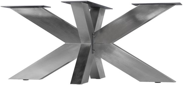 CLP Tischbeine Duncan in Sternform aus Edelstahl,edelstahl 98x58x43 cm