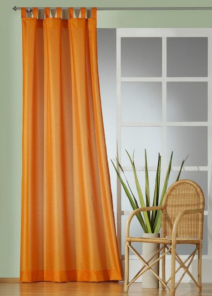 Wirth Gardine Daria (1 St), Schlaufen, halbtransparent