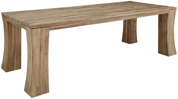 Esstisch TEAK 200x100x78 natur unbehandelt BASSANO #107