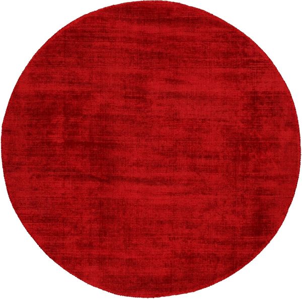 carpetfine Teppich Ava Viskoseteppich, rund, Höhe: 13 mm, Seidenoptik, leichter Glanz, Wohnzimmer