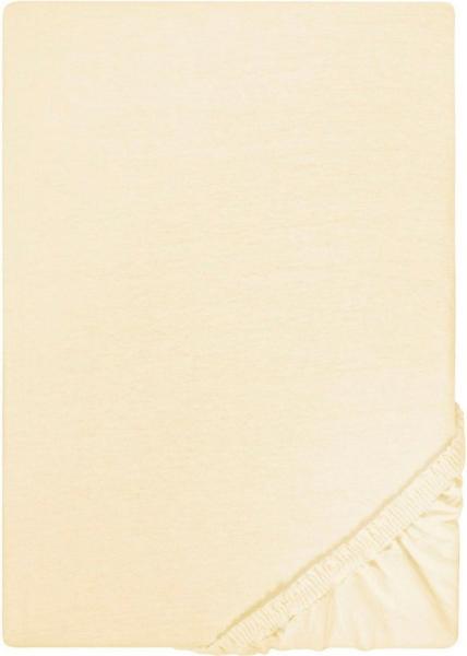Castell Jersey-Stretch-Spannbetttuch, Gelb, 1x 180x200 cm - 200x200 cm, 180x200 cm