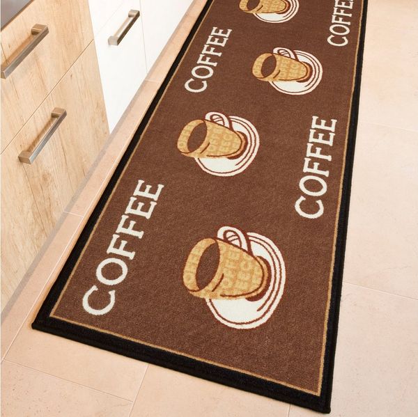 Andiamo Küchenläufer Coffee, rechteckig, Höhe: 5 mm, Motiv Kaffee, mit Schriftzug, Küche, Kundenliebling