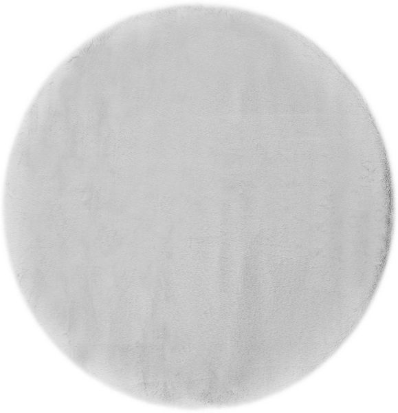 LUXOR living Fellteppich Novara, rund, Höhe: 35 mm, Kunstfell, Kaninchenfell-Haptik, besonders weicher Hochflor