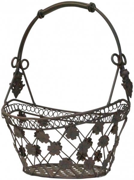 Henkelkorb Tecla groß ca. 40 cm - Gartendekoration