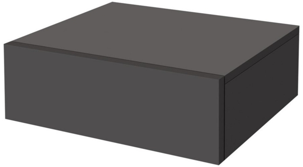 ML-DESIGN Nachttisch Nachtschrank hängend mit Schublade grifflos, Holzwerkstoff, Wandmonta (1-St), Nachtkonsole Wandboard Wandregal Wandschrank Dunkelgrau