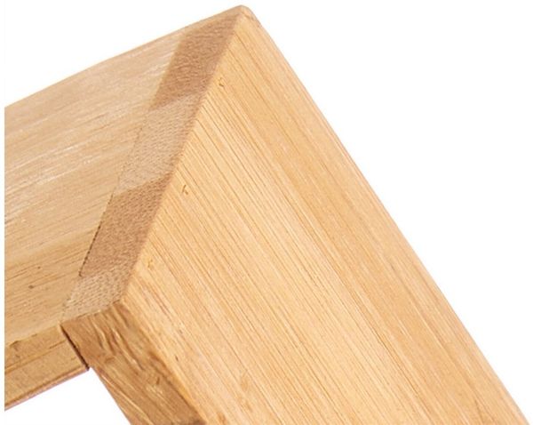 KINVARA Weinregal Gewürzregal BAMBOO für 10 Gläser, 7,5 x 24,5 x 17 cm