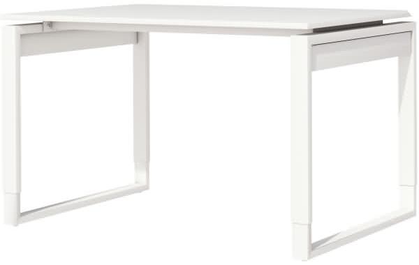 Kerkmann Schreibtisch Fresh BxT 120x80cm höhenverstellbar weiß