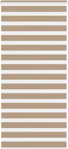 vidaXL Doppelrollo Sandbraun 110x230 cm Stoffbreite 105,9 cm Polyester 4014601