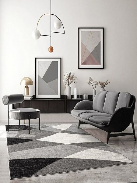 the carpet Teppich Pearl, rechteckig, Höhe: 11 mm, moderner dichter Wohnzimmer Teppich Konturenschnitt