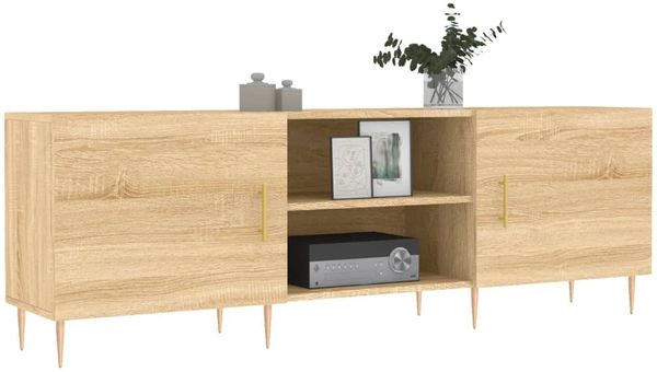 vidaXL TV-Schrank Sonoma-Eiche 150x30x50 cm Holzwerkstoff 829087 Bild 3