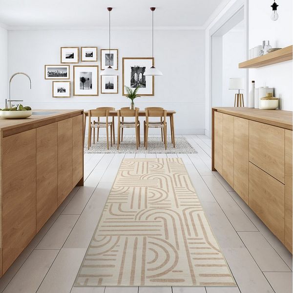 GarveeMore Teppich Wohnzimmer Waschbarer Teppich für Schlafzimmer Kurzflor Rutschfest