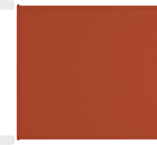 vidaXL Senkrechtmarkise Terrakotta 60x800 cm Oxford-Gewebe 148350