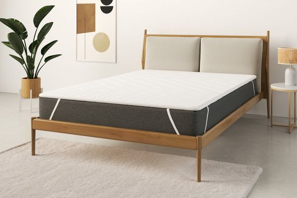 my home, Topper Fantasy, 7 Zonen Topper in 90x200, 140x200 cm und weitere Größen, 4 cm hoch, Komfortschaum, Ideal für Boxspringmatratzen, Baumwoll-Bezug kochfest bis 95 °C