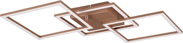 OTTO home LED Deckenleuchte Annelia, Deckenlampe, schwenkbare LED-Rechtecke, LED fest integriert, Warmweiß, Wand- und Deckenmontage möglich