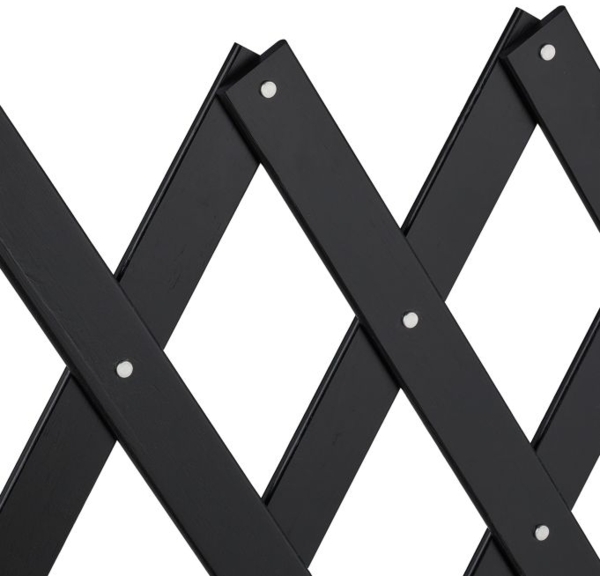 Ausziehbares Hundeabsperrgitter schwarz Bild 6