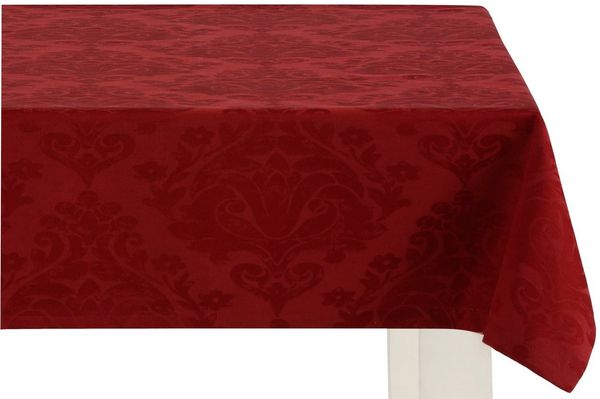 Dreams Mitteldecke Ornament, Jacquard, Uni Farben, eckig, 110x110 cm