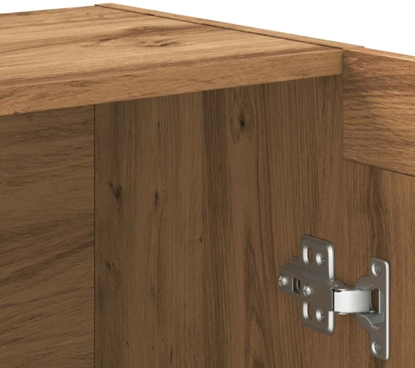 vidaXL Bücherschrank Artisan-Eiche 82,5x30,5x115 cm Holzwerkstoff 856157 Bild 8