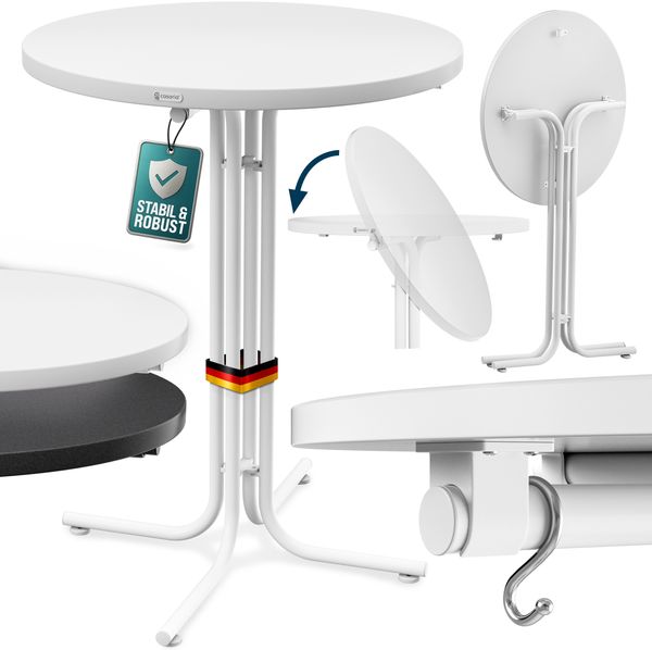 CASARIA® Stehtisch 70x110cm Weiß