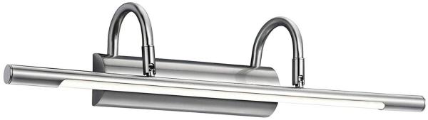 Moderne 8 Watt LED Wandleuchte in Nickel matt